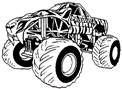 coloring page Monster Trucks